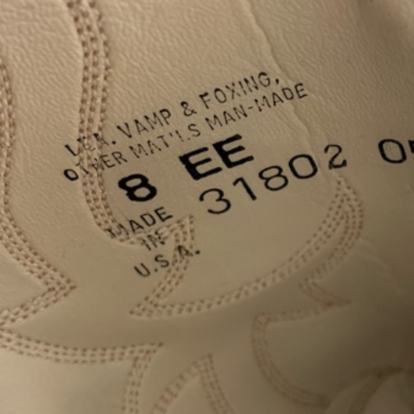 Laredo Pull on Cowboy Riding Boot M 8EE W 10 - Picture 7 of 7